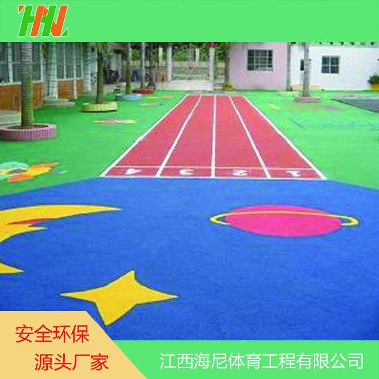 小区EPDM塑胶跑道 幼儿园运动场地坪施工 包工包料包检测